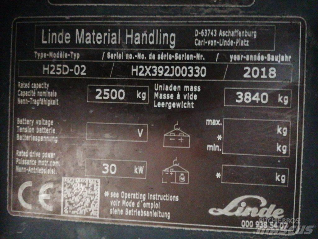 Linde H25D-02 Дизелови камиони