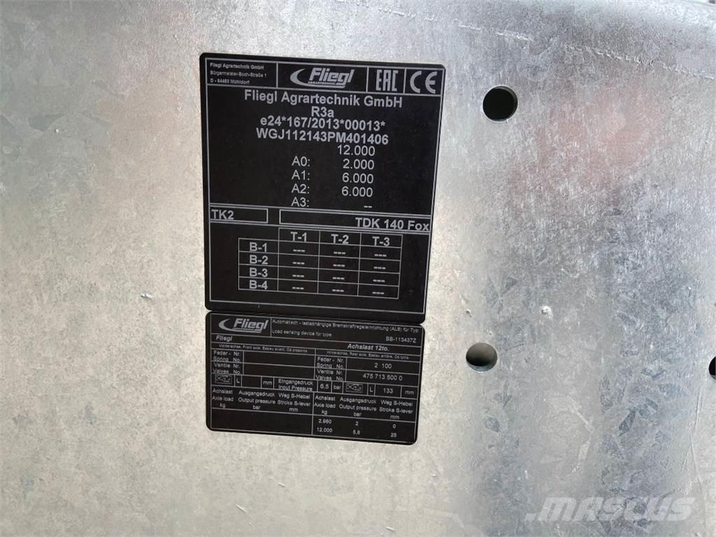 Fliegl TDK 140 FOX Селскостопанство - Други