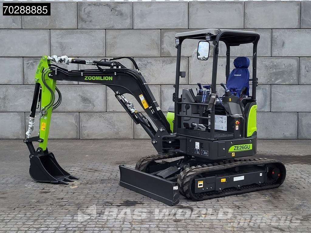 Zoomlion ZE26 GU Мини екскаватори < 7 т