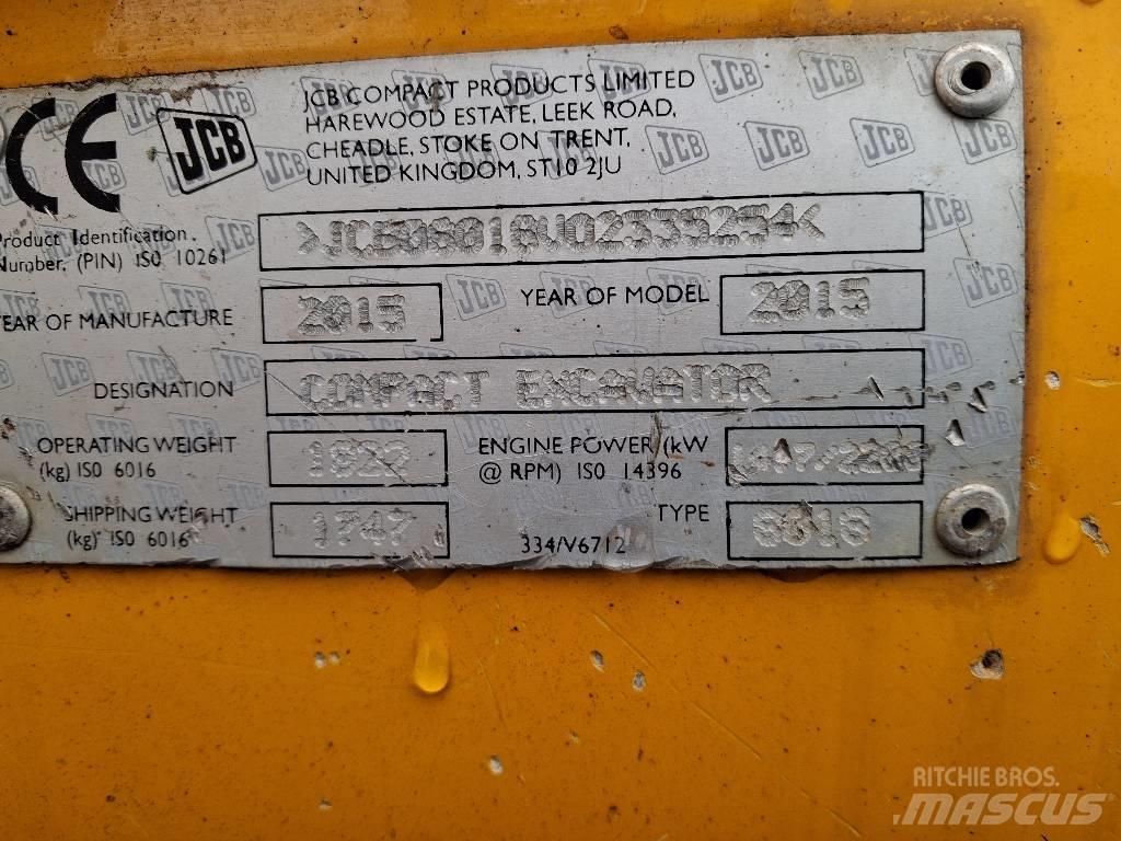 JCB 8018 CTS Мини екскаватори < 7 т