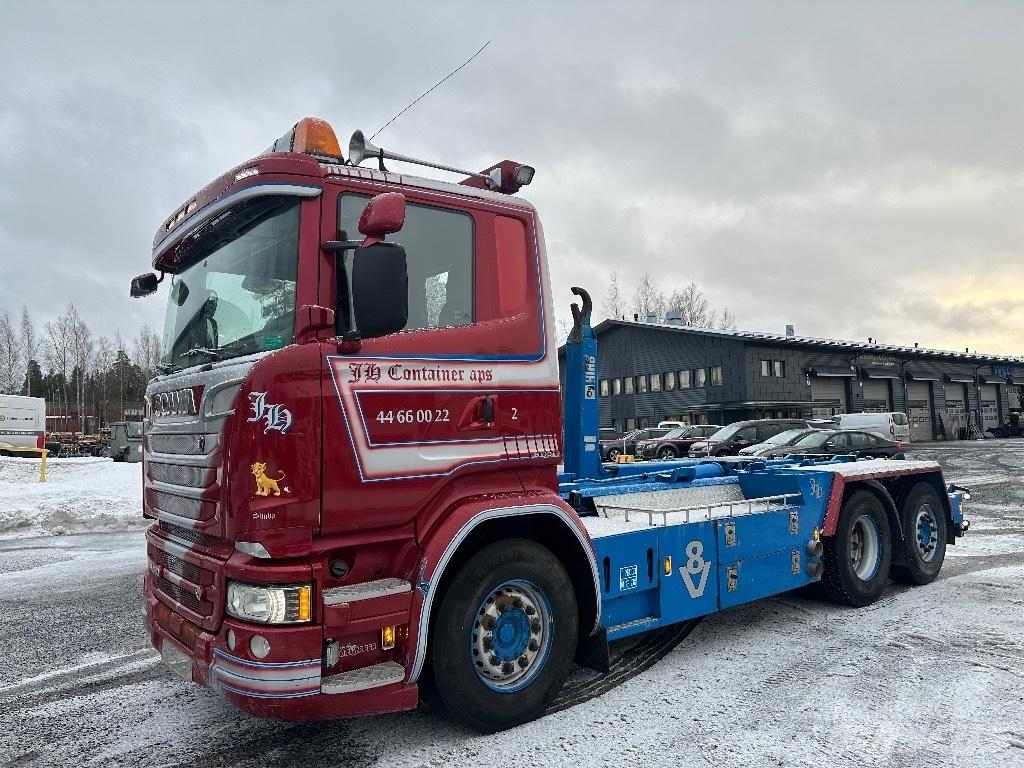 Scania R580 6x2*4 Камиони с кран с кука