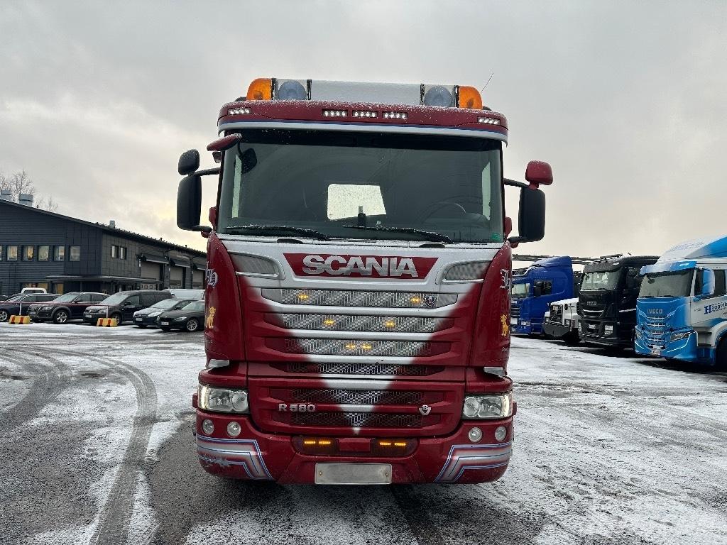 Scania R580 6x2*4 Камиони с кран с кука