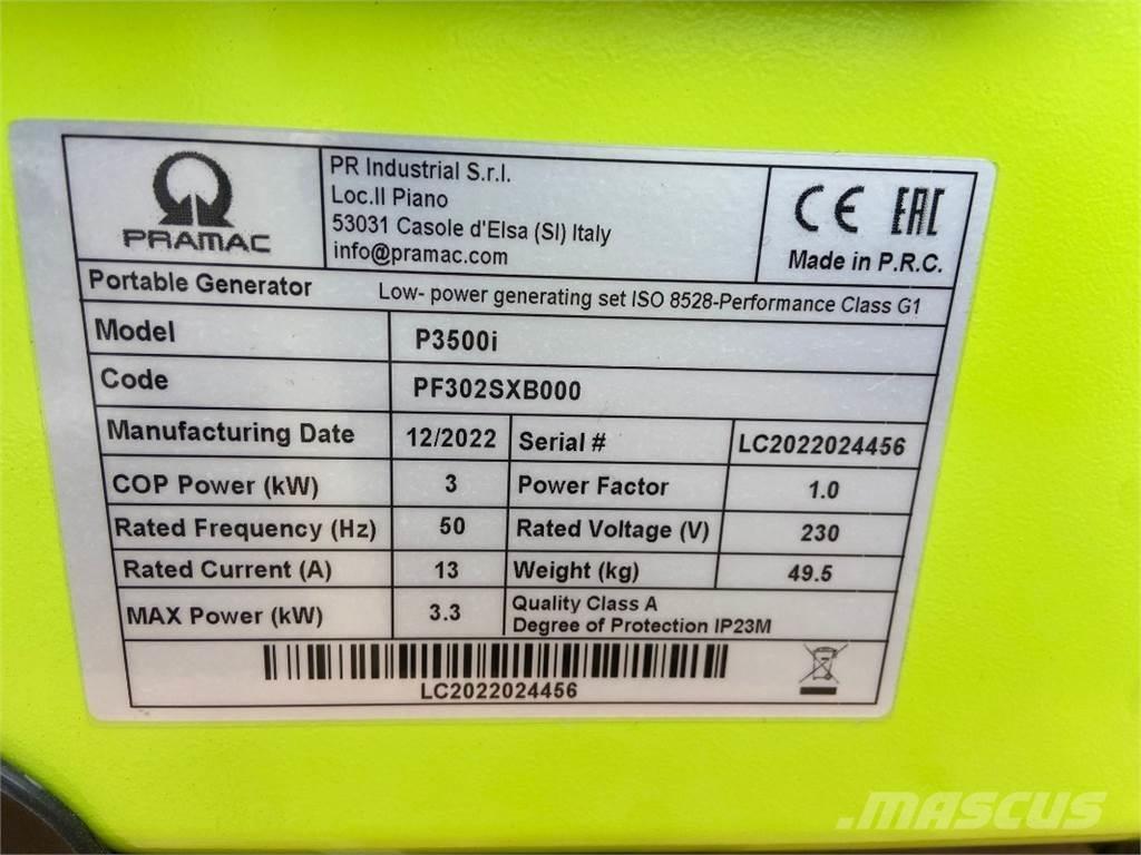 Pramac P3500i Други генератори
