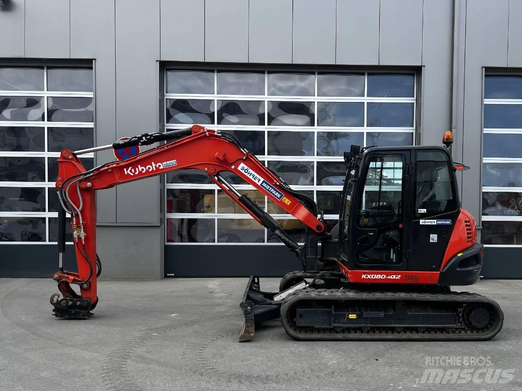 Kubota KX 080-4 | OQ45 Средни екскаватори 7т - 12т