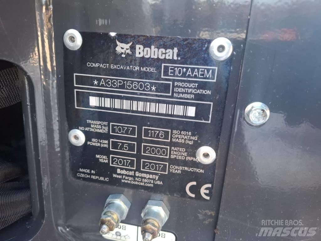 Bobcat E 10 Мини екскаватори < 7 т