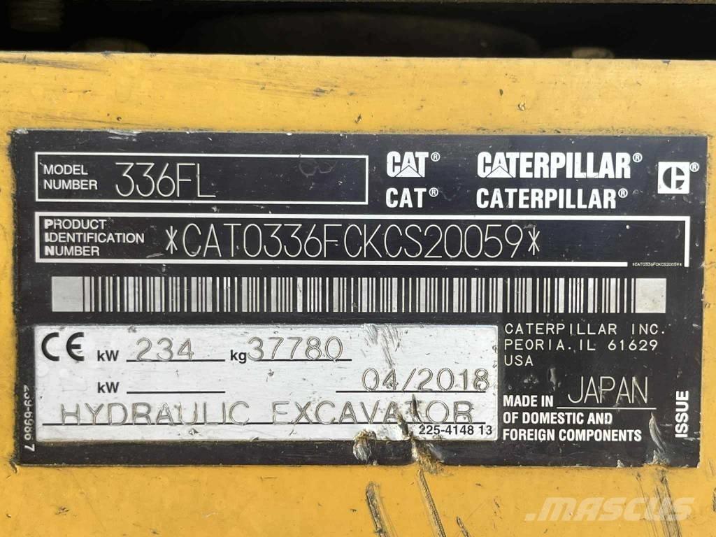 CAT 336 FL Верижен екскаватор