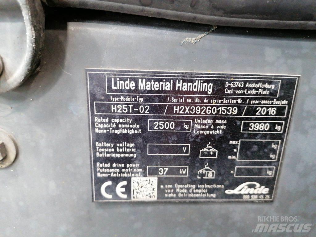 Linde H25T-02 Камиони с АГУ