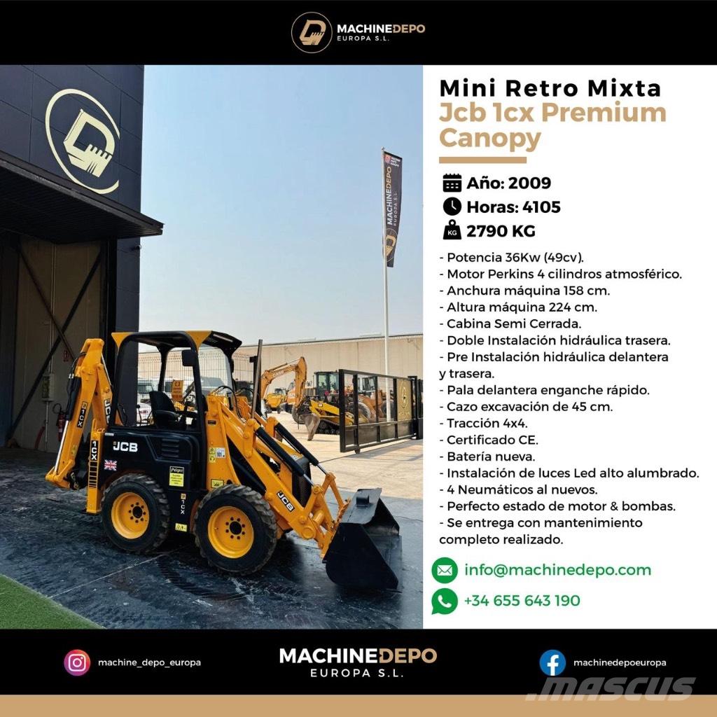JCB 1 CX Товарач със заден ексватор