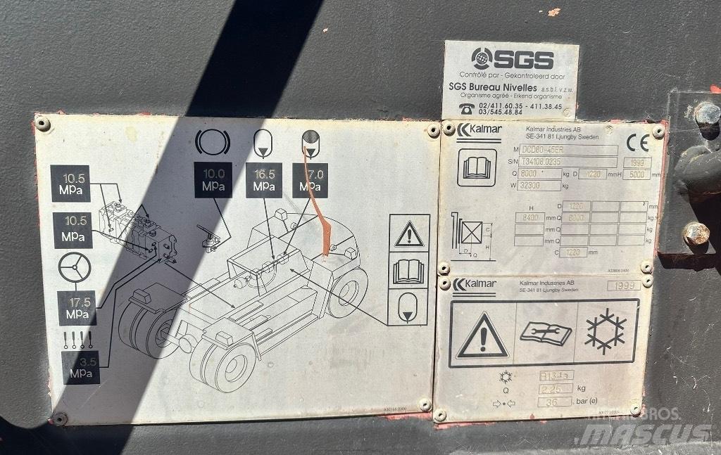 Kalmar DCD 80-45R Дизелови камиони