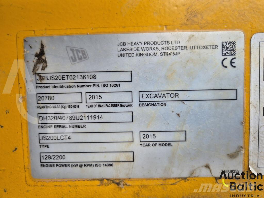 JCB JS 200 LC T4 Верижен екскаватор