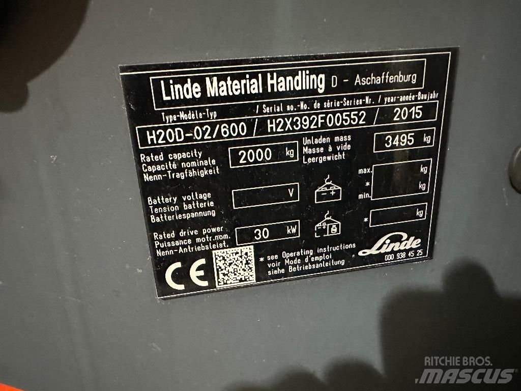 Linde H20D-02 Дизелови камиони