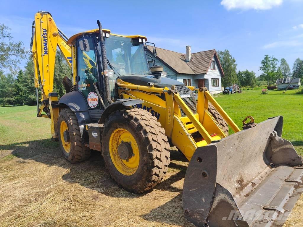 Komatsu WB 97 S-8 Товарач със заден ексватор
