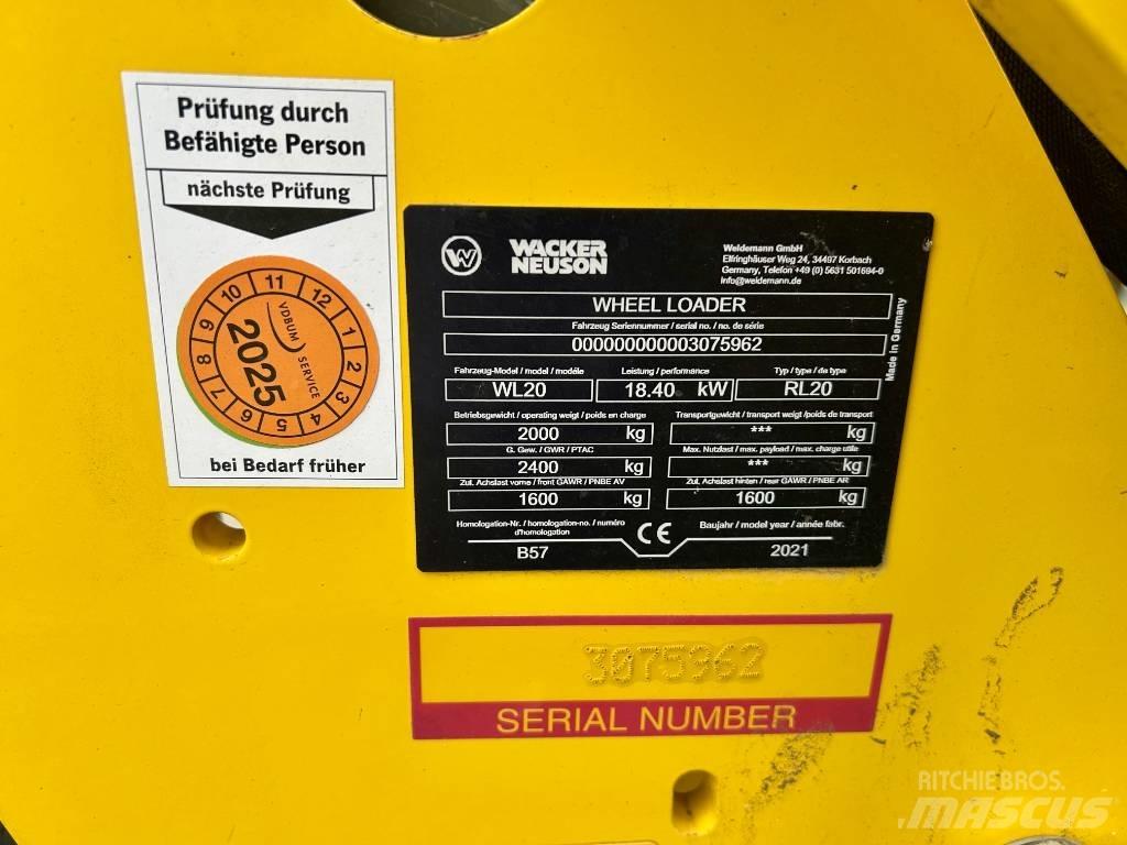 Wacker Neuson WL 20 Колесни товарачи