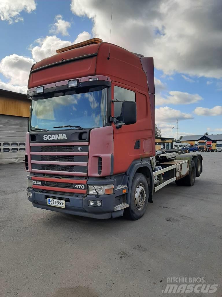 Scania R 124 Камиони с кран с кука