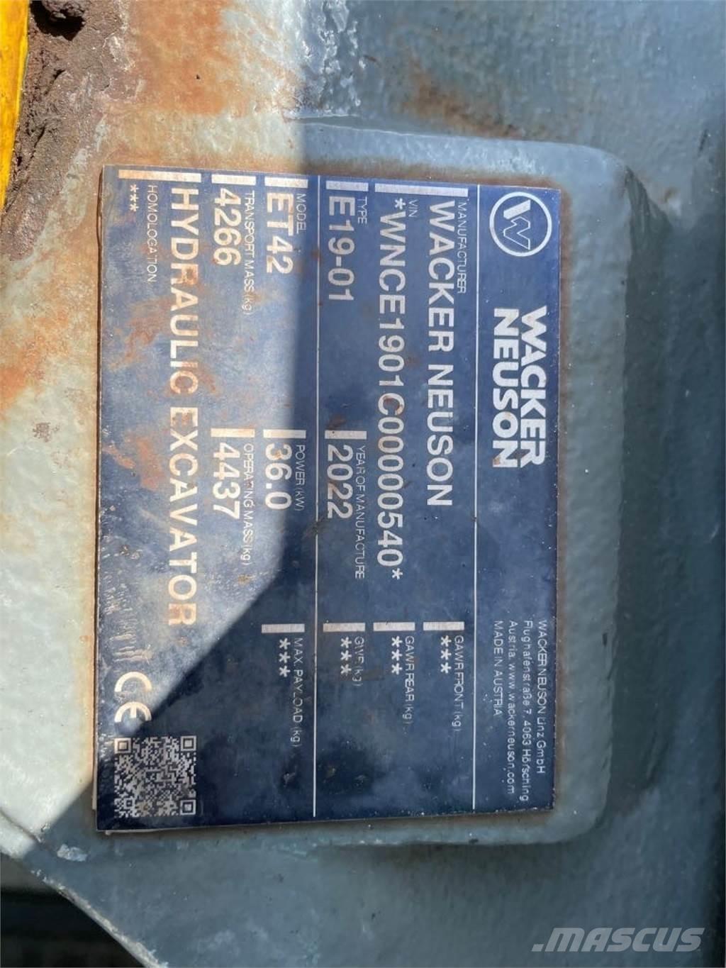 Wacker Neuson ET42 Верижен екскаватор
