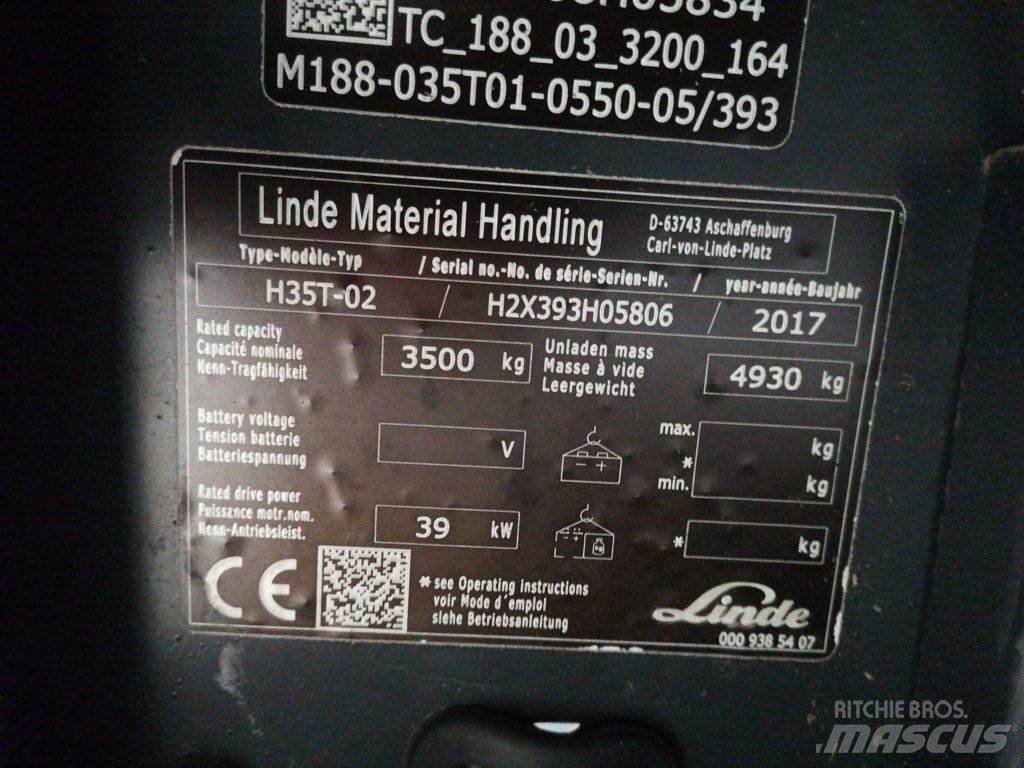 Linde H35T-02 Камиони с АГУ
