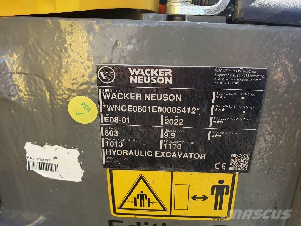 Wacker Neuson 803 Верижен екскаватор