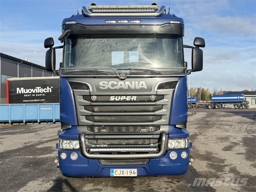 Scania R 730 8X4 Камиони с кран с кука