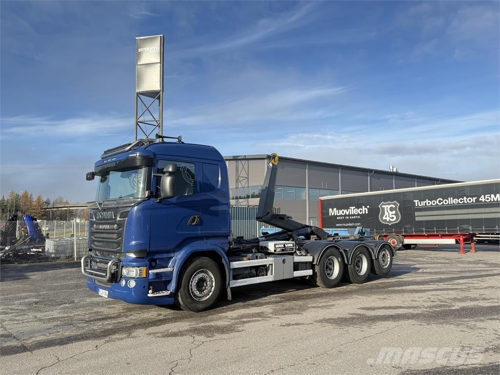 Scania R 730 8X4 Камиони с кран с кука