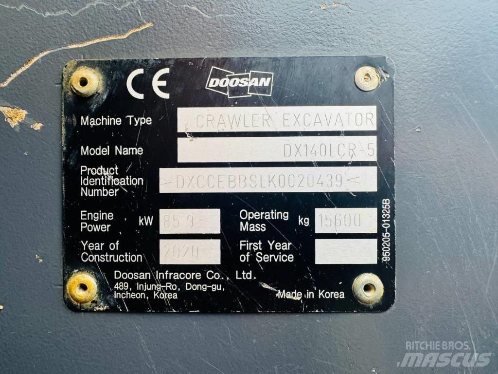 Doosan DX 140 LCR-5 Верижен екскаватор