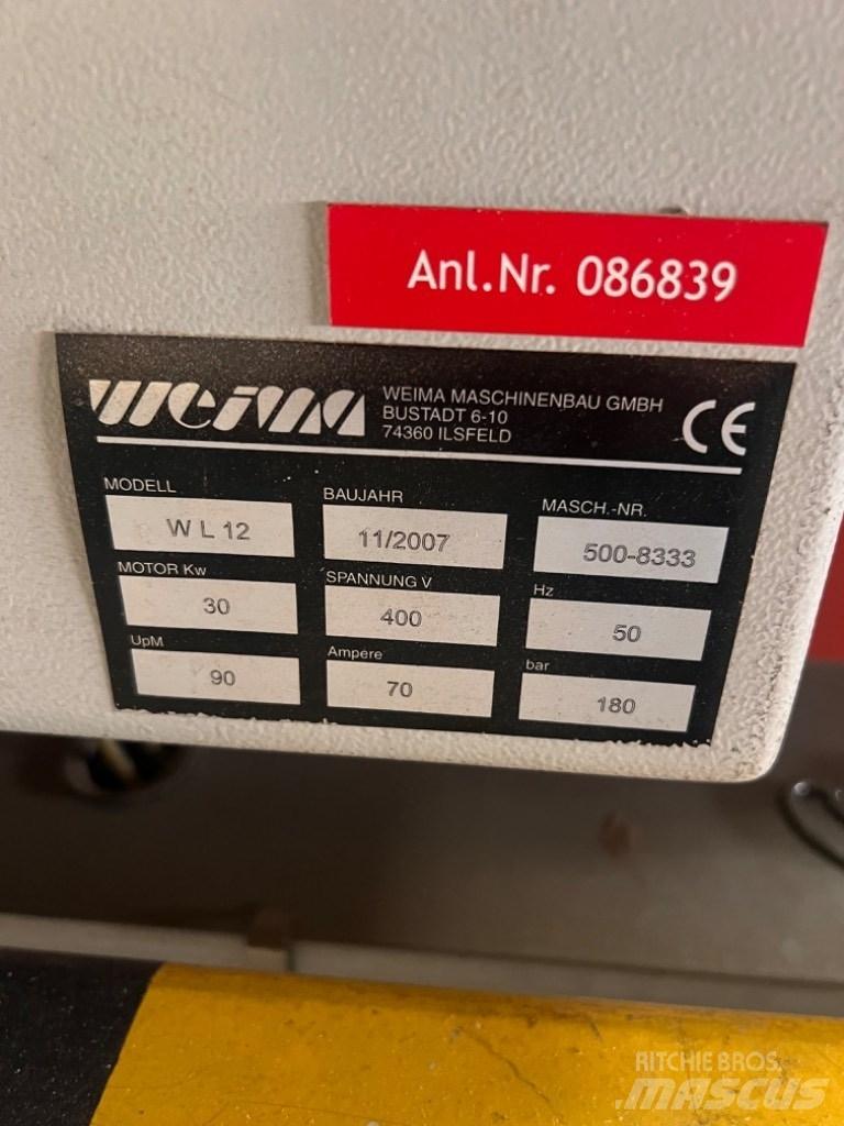 Weima HWV 3000 / WL12 Шредери за отпадъци
