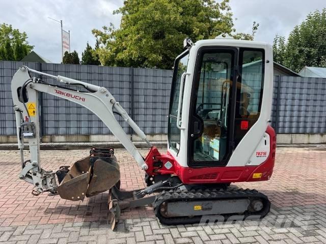 Takeuchi TB 216 Мини екскаватори < 7 т