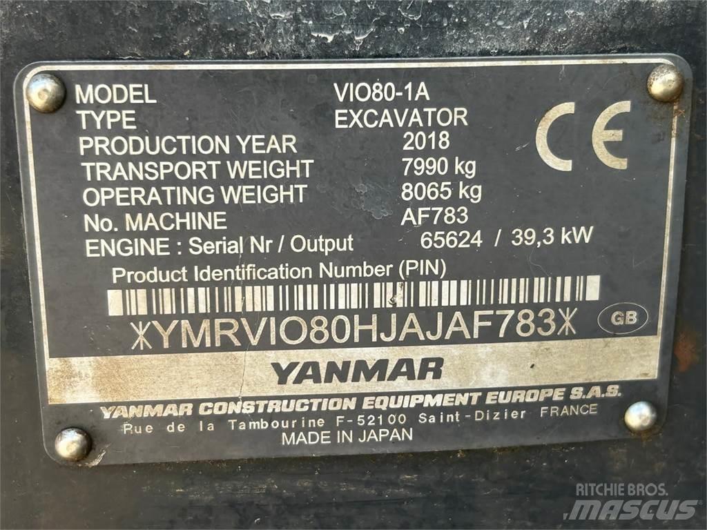 Yanmar Vio 80-1A Средни екскаватори 7т - 12т
