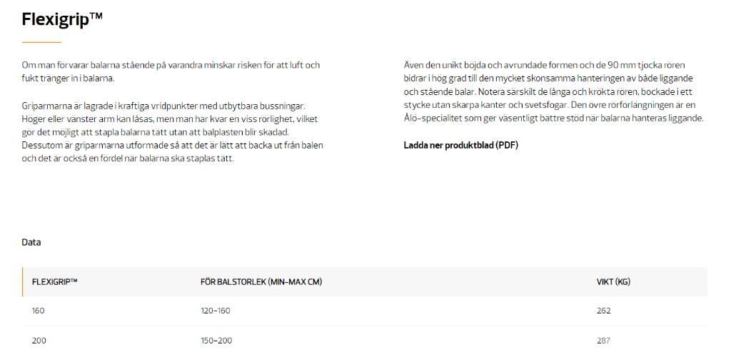 Quicke Flexigrip Аксесоари за челни товарачи