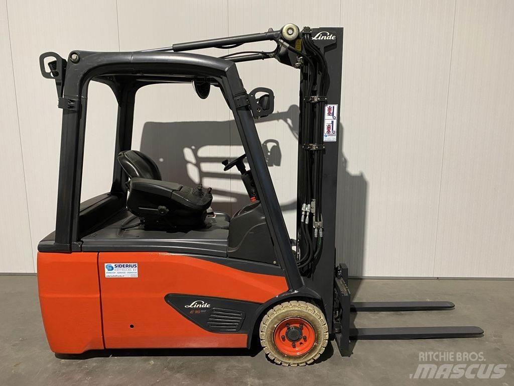 Linde E16L-386 Електрически вилични кари-повдигачи