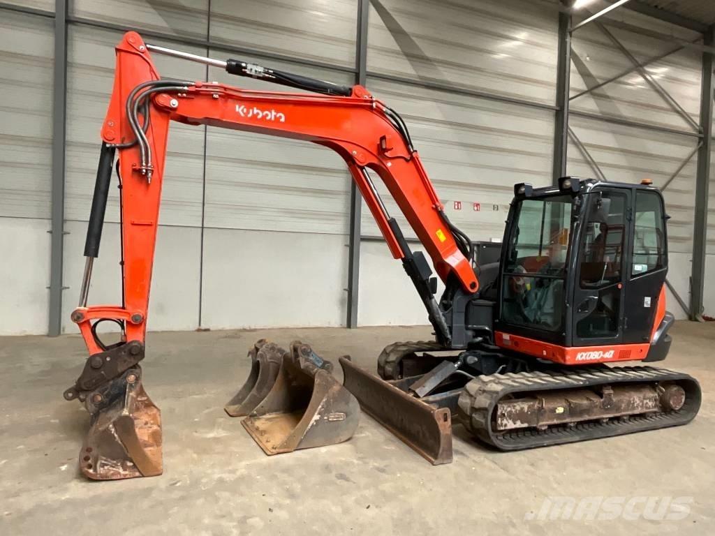 Kubota KX 080-4 A Средни екскаватори 7т - 12т