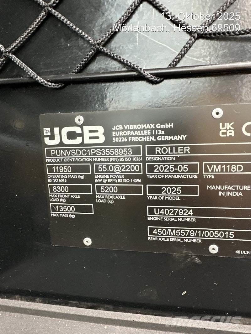 JCB VM118D Валяк