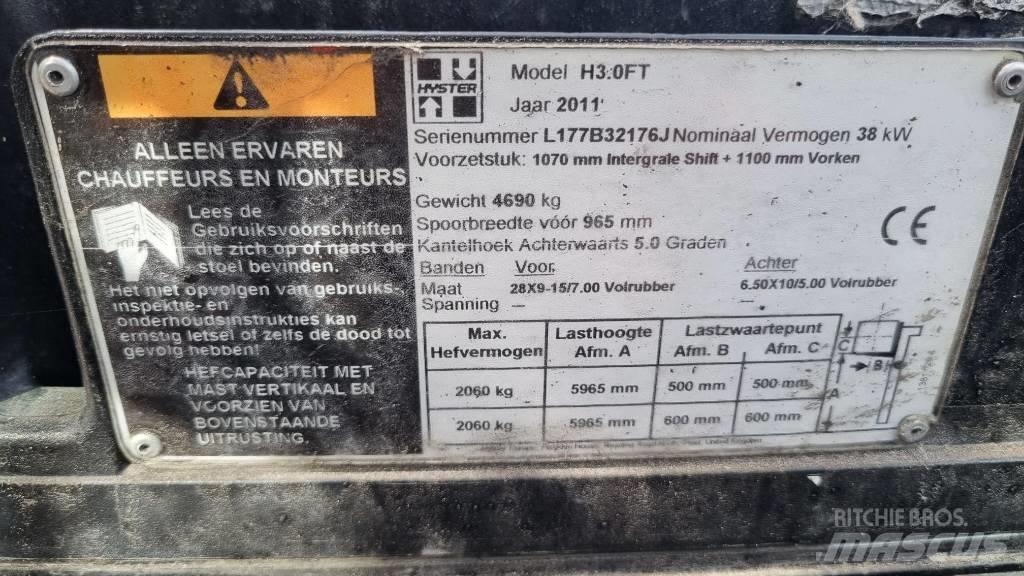 Hyster H 3.00 FT Камиони с АГУ