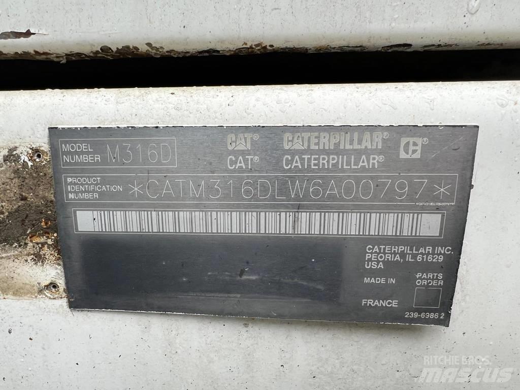 CAT 316 d Колесни екскаватори