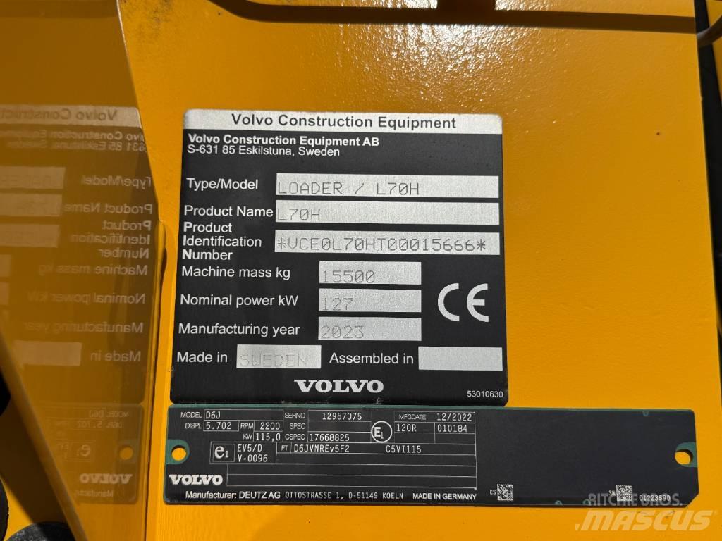 Volvo L 70 H Колесни товарачи