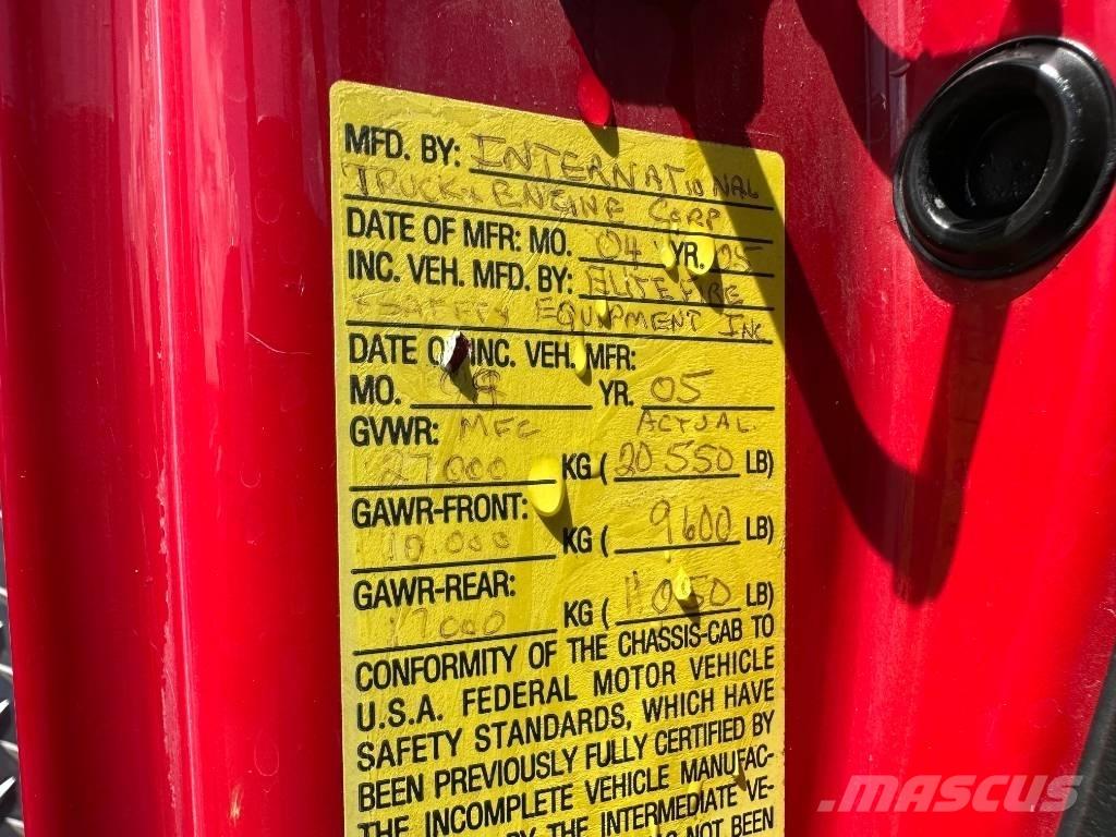 International 7300 Пожарни камиони