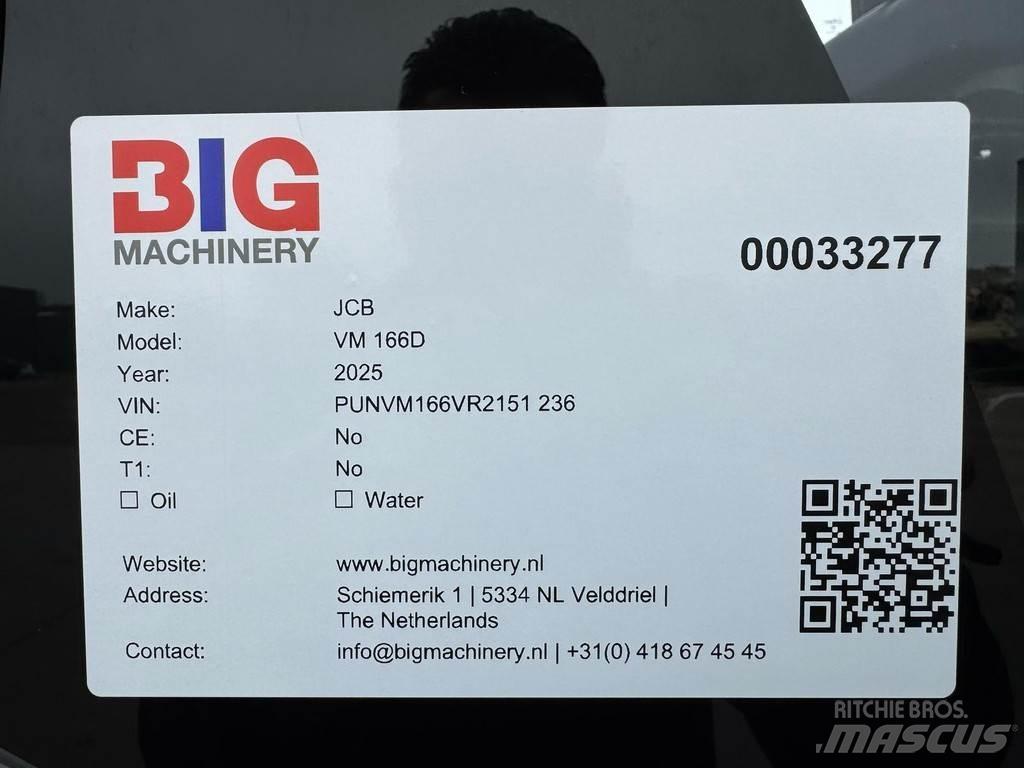 JCB VM166D Еднобарабанни ролки
