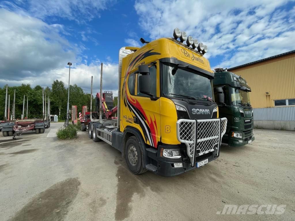 Scania R650 За превоз на дървени трупи
