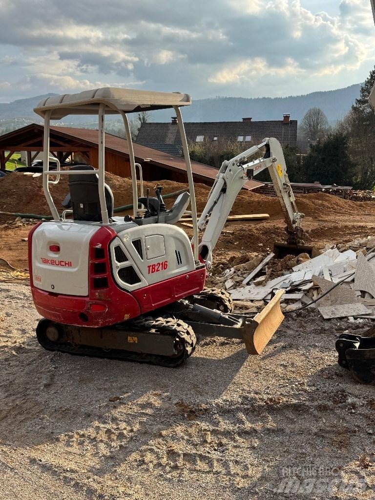 Takeuchi TB 216 Мини екскаватори < 7 т