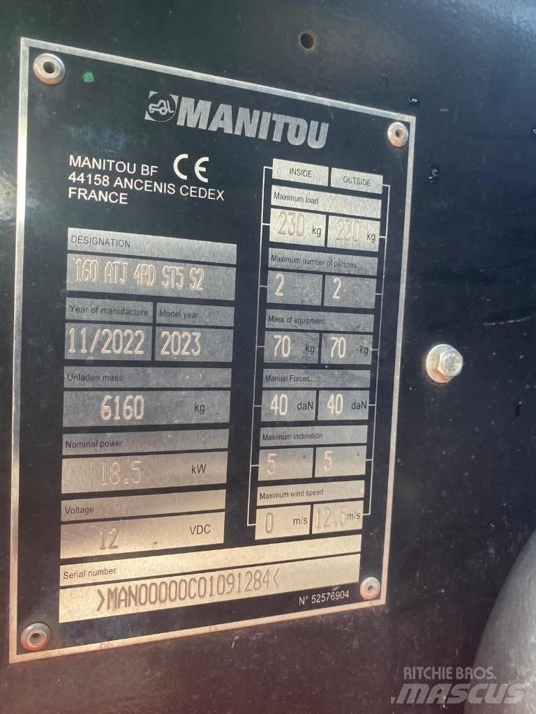 Manitou 160 ATJ Съчленени стрелови подемници