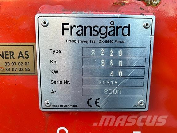 Fransgård S-220 Други пътни машини и машини за сняг