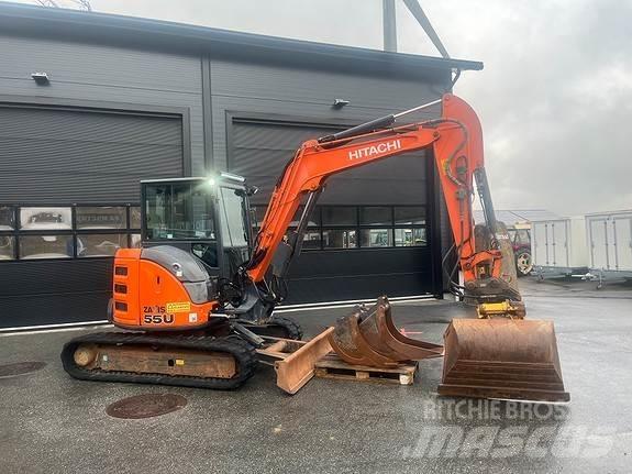 Hitachi ZX55u Мини екскаватори < 7 т