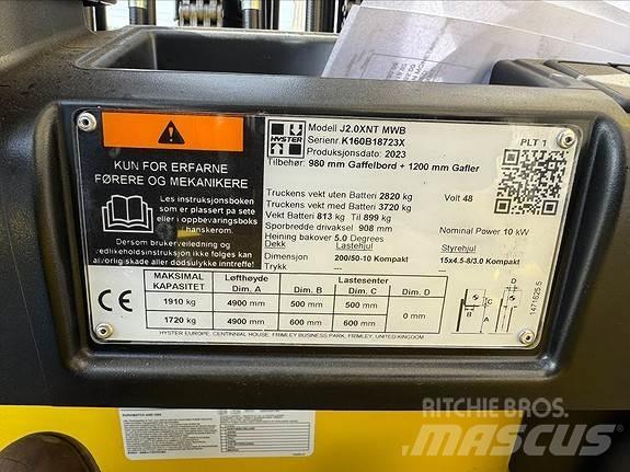 Hyster J2,0XNT Дизелови камиони
