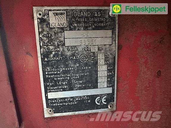 Igland 55 Vinsj Горско стопанство - Други