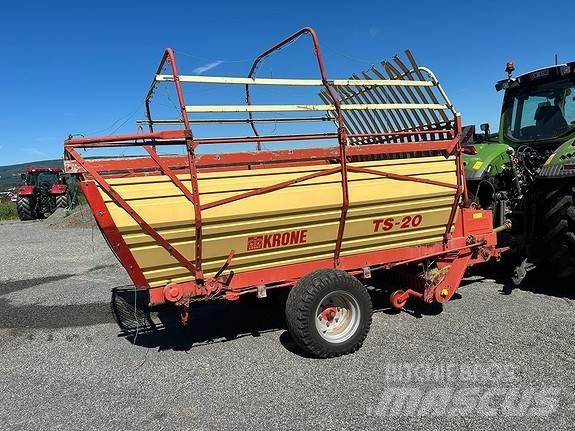 Krone TS20 Ремаркета за бали