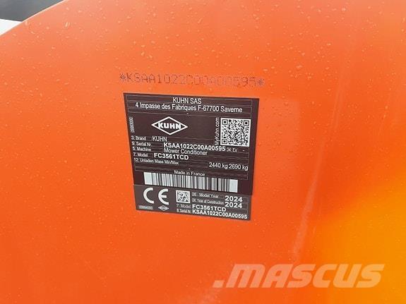Kuhn FC3561TCD Друга техника за жънене на фураж