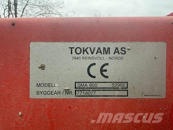 Tokvam SMA 800 Други пътни машини и машини за сняг