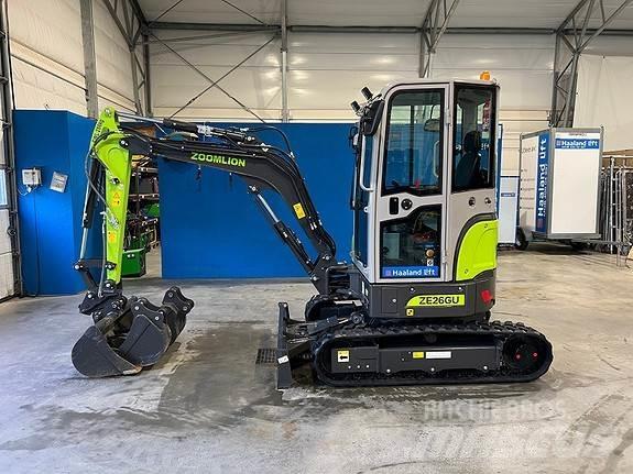 Zoomlion ZE26GU Мини екскаватори < 7 т