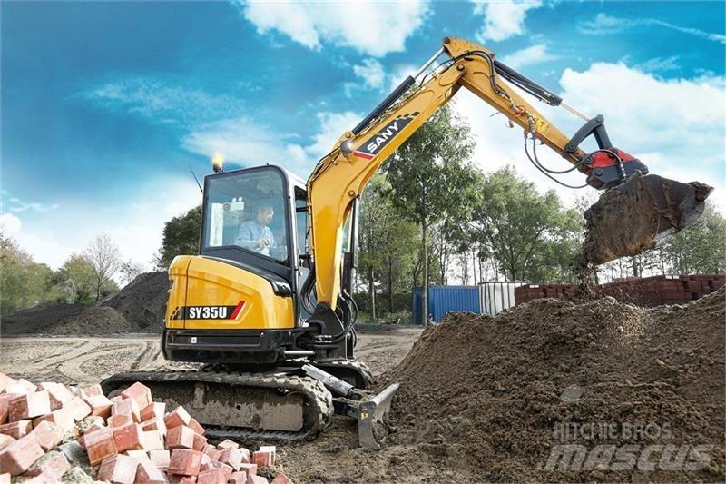 Sany SY35U Верижен екскаватор