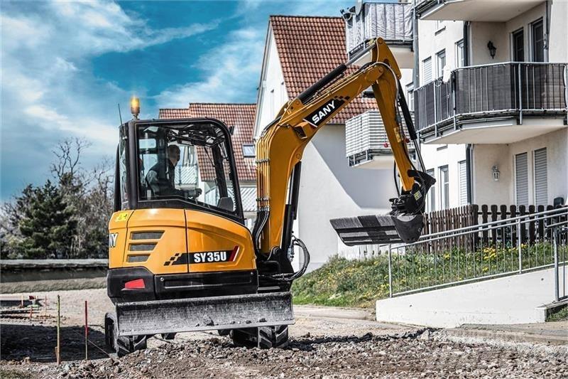 Sany SY35U Верижен екскаватор
