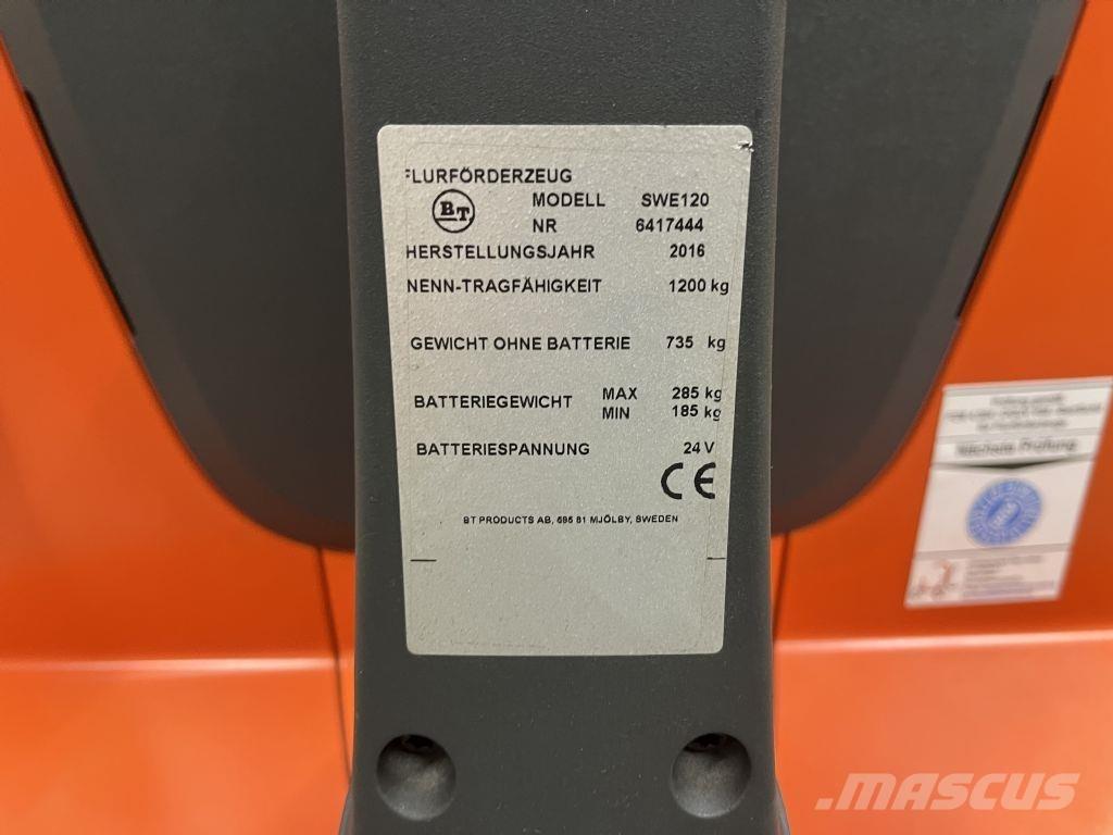 BT SWE 120 Колички високоповдигачи с теглич